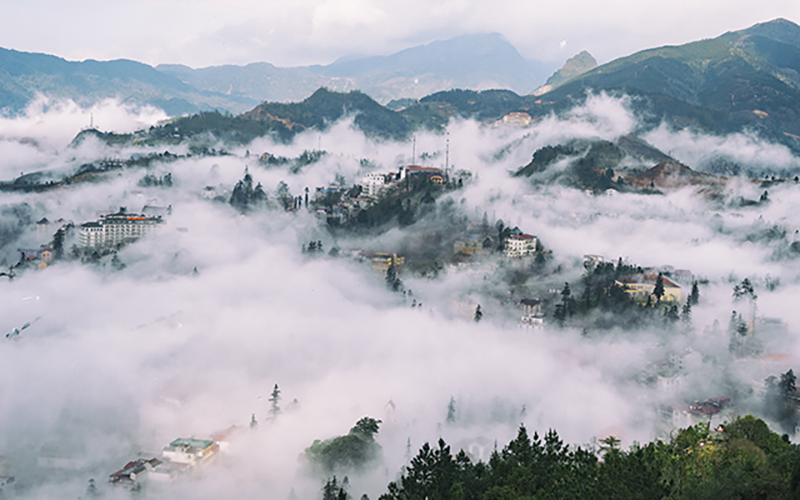 Biển mây ở Sapa